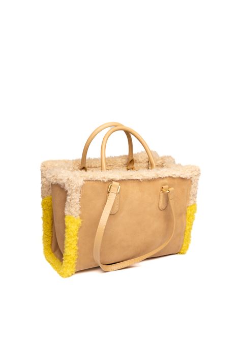 shopping bag atena beige MY-BEST BAG | 8116ATENA-FOLIAGE